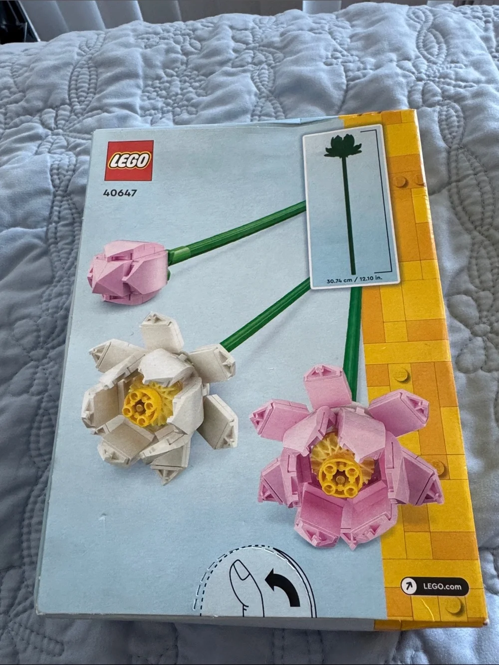 LEGO Pink, White and Yellow Floral Stem Bouquet